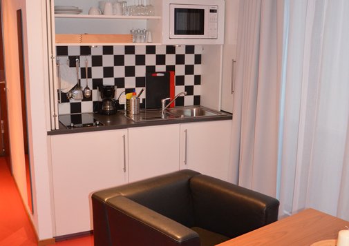 Kitchenette im Appartement