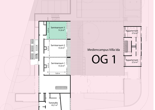 Mediencampus OG1 Seminarraum 3